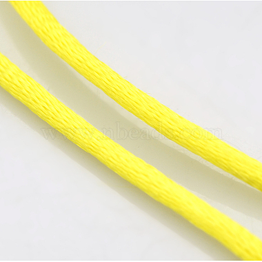 Cordons fil de nylon tressé rond de fabrication de noeuds chinois de macrame rattail(NWIR-O001-A-14)-2