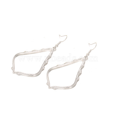 Hollow Teardrop Alloy Dangle Earrings(FS-WG02393-01)-3
