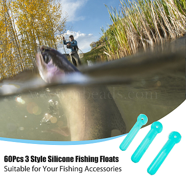 60Pcs 3 Style Silicone Fishing Floats(AJEW-FH0003-99)-6