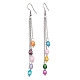 Dyed Natural Pearl Dangle Earrings(EJEW-JE05466)-1