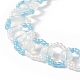 Opale et graine de verre braded anneau wrap colliers de perles pour les femmes(NJEW-JN03946)-4