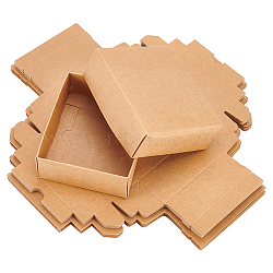 Cardboard Jewelry Boxes, Rectangle, for Anniversaries, Weddings, Birthdays, Peru, 11.6x9.6x3.8cm, Unfold: 29.5~28.6x26.6~27.5x0.05cm, 2pcs/set(CBOX-WH0003-29A)