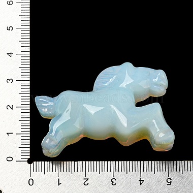 figurines de chevaux sculptées en opalite(DJEW-D012-05F)-3