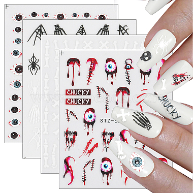 Plastic Nail Art Stickers