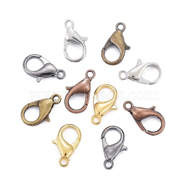 Zinc Alloy Lobster Claw Clasps(E105-M)-2