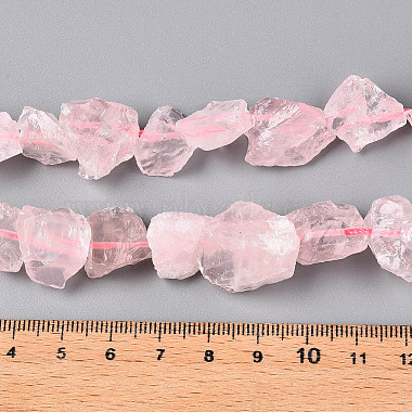 Natural Rose Quartz Beads Strands(G-R421-17)-4