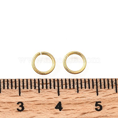 Messing Open Ringe springen(KK-B147-03F-G)-4