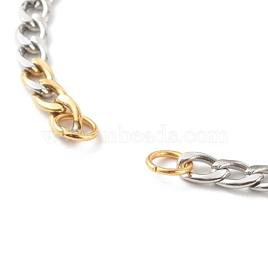 304 Stainless Steel Chain Bracelet Makings(AJEW-JB00996-01)-4