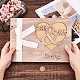 Gorgecraft Wooden Wedding Guestbooks Notepad(AJEW-GF0003-13)-3