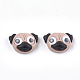 Resin Puppy Cabochons(X-CRES-S363-28)-1