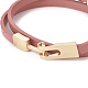 Imitation Leather Puppy Wrap Bracelets(BJEW-G620-A02)-3