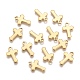 Ion Plating(IP) 304 Stainless Steel Tiny Cross Charms(STAS-L159-06G)-1