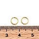 Messing Open Ringe springen(KK-B147-03F-G)-4