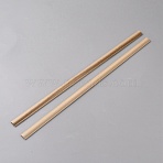 Wood Ceiling Molding, Wall Trim for Furniture, Door, Wardrobe, Home Decor, BurlyWood, 400x15x7mm(AJEW-WH0485-32C)