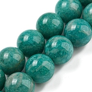 Natural Amazonite Beads Strands, Grade A, Round, 10mm, Hole: 0.9mm, about 38~40pcs/strand, 15.47''~15.87''(39.3~40.3cm)(G-P503-10MM-10)