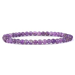 4MM Natural Amethyst Stretch Bracelets(RP2095-10)