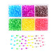 Transparent Acrylic Beads(TACR-YW0001-4MM-02)-4