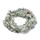 Brins de perles d'amazonite de fleurs naturelles(G-M205-12)-3