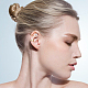 12Pcs 12Pcs Wave & Criss Cross Alloy Cuff Earrings(EJEW-AN0001-78)-6