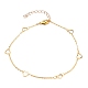 Brass Cable Chain Anklets(AJEW-AN00331)-1