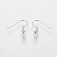 Grade A Silver Color Plated Iron Earring Hooks(X-EC135-S-NF)-2