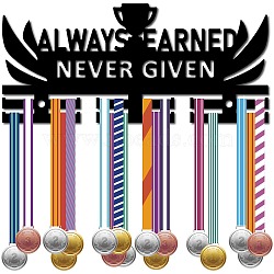 Acrylic Medal Holder, Medals Display Hanger Rack, with Standoff Pins, Medal Holder Frame, Word, 130x290x10mm, Hole: 8mm(AJEW-WH0296-090)