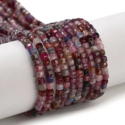 Natural Spinel Beads Strands, Faceted Table Cut Cube, 2x2x2mm, Hole: 0.6mm, about 184pcs/strand, 15.35''(39cm)(G-G140-C03-02)