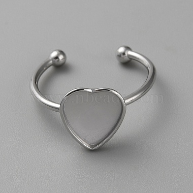 304 Stainless Steel Open Cuff Ring Components(STAS-WH0048-05C-P)-1
