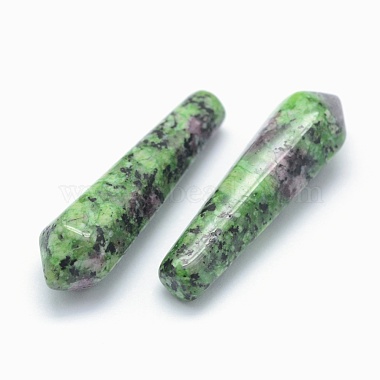 Natural Ruby in Zoisite Pointed Beads(G-E490-C14)-2
