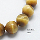 Natural Yellow Tiger Eye Beads Strands(X-G-G212-4mm-18)-1