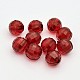 Faceted Round Transparent Acrylic Beads(TACR-P053-10mm-25S)-1