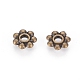 Tibetan Style Daisy Spacer Beads(TIBEB-S039-048AB-RS)-2