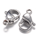 304 Stainless Steel Lobster Claw Clasps(STAS-P095-05)-1