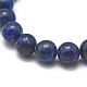 Lapis naturelles bracelets élastiques en perles lazuli(X-BJEW-K212-B-047)-2