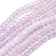 Opalite Beads Strands, Rondelle, 5.5x3.5mm, Hole: 0.8mm, about 104pcs/strand, 15.35 inch(39cm)(X-G-L557-31E)