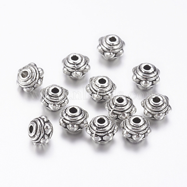 Antique Silver Round Spacer Beads