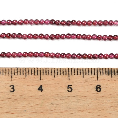 Natural Garnet Beads Strands(G-P627-2mm-01)-5