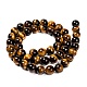 Natural Tiger Eye Beads Strands(G-J303-11-8mm)-2