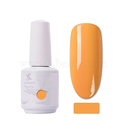 15ml Special Nail Gel, for Nail Art Stamping Print, Varnish Manicure Starter Kit, Orange, Bottle: 34x80mm(MRMJ-P006-B024)