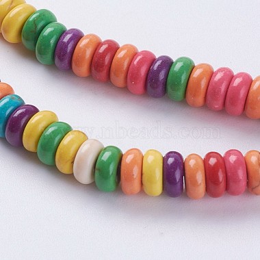 Synthetic Turquoise Beads Strands(G-E456-33G-3X6mm)-3