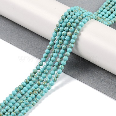 Synthetic Turquoise Beads Strands(G-U004-02E)-2