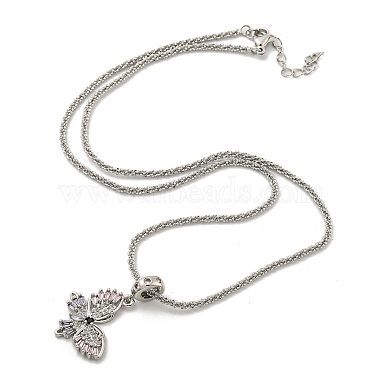 Butterfly Cubic Zirconia Necklaces