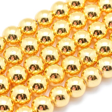 10mm Round Non-magnetic Hematite Beads