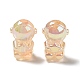 UV Plating Rainbow Iridescent Acrylic Beads(PACR-M002-06)-4