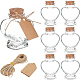 DIY Heart Shape Transparent Glass Bottles Kits(AJEW-BC0006-04)-1