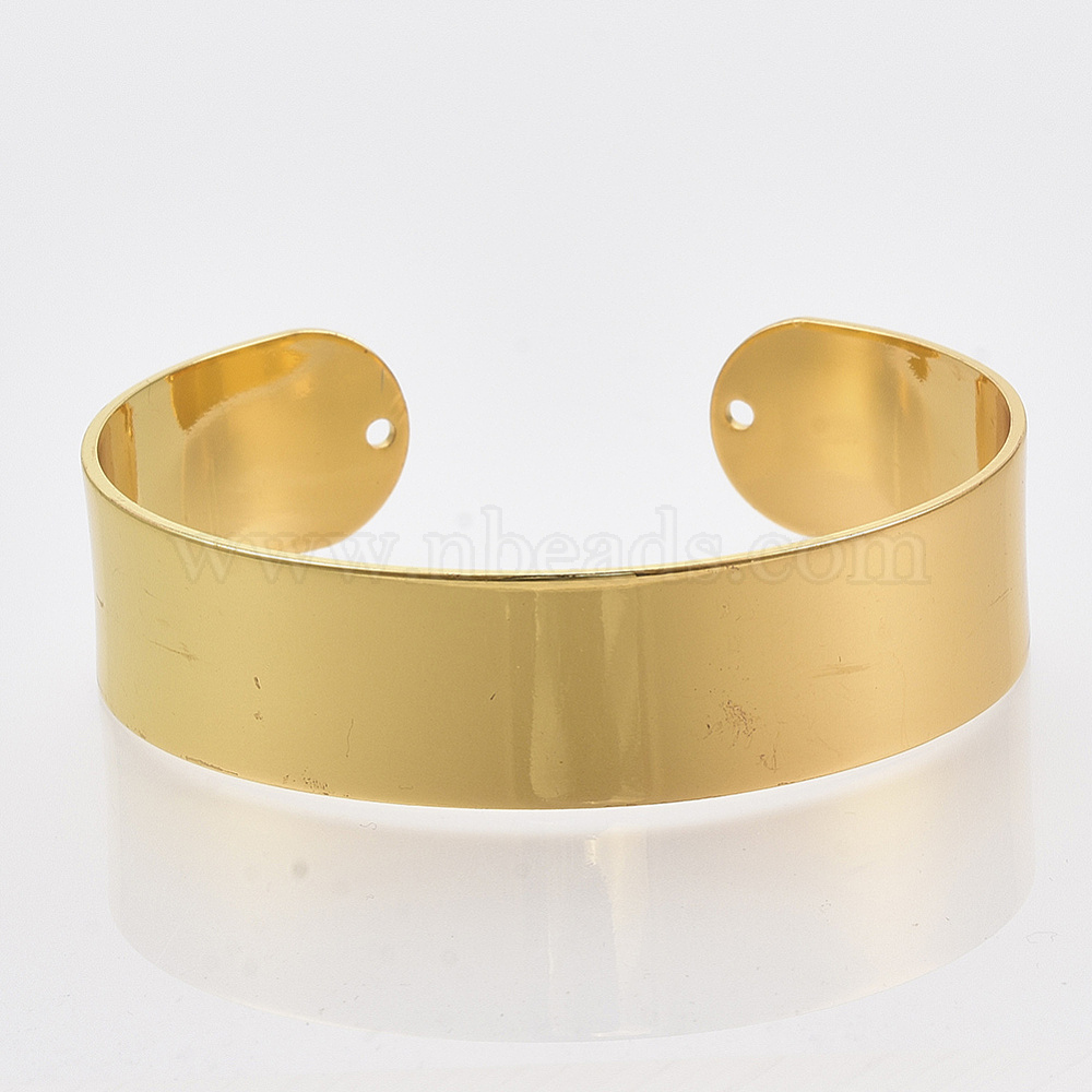 18K Gold Plated Brass Cuff Bangle