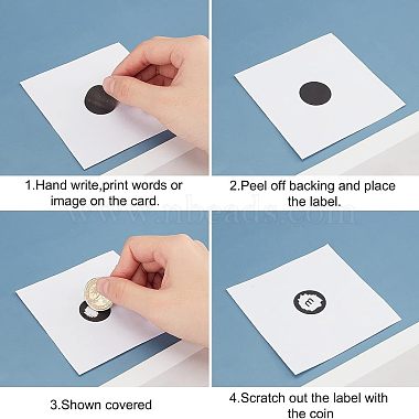 Coated Scratch Off Film Password Sticker(DIY-WH0184-42B)-3