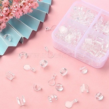4 Style AS Plastic Base Buckle Hair Findings(KY-YW0001-40)-5