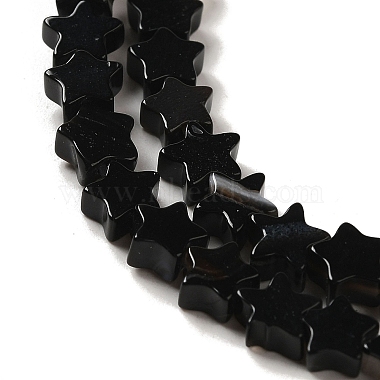 Natural Black Agate Beads Strands(G-G085-B42-01)-3