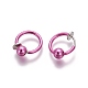 Electroplate Brass Retractable Clip-on Earrings(EJEW-L221-02L)-1
